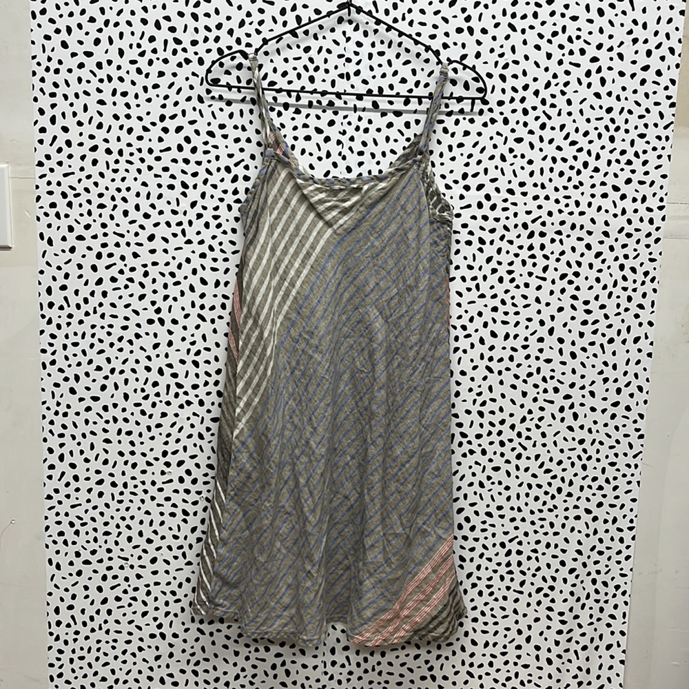 Flax Striped Mini Dress - Multicolor - Picture 6 of 6